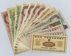 Lengyelország 1975-1994. 13db-os Bankjegy Tétel T:II-III
Poland 1975-1994. 13pcs Of Banknotes C:XF-F - Unclassified