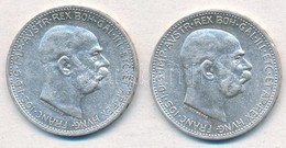 Ausztria 1913-1914. 1K Ag 'Ferenc József' (2xklf) T:1-,2
Austria 1913-1914. 1 Corona Ag 'Franz Joseph' (2xdiff) C:AU,XF - Ohne Zuordnung