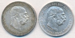 Ausztria 1914-1915. 1K Ag 'Ferenc József' (2xklf) T:1-,2
Austria 1914-1915. 1 Corona Ag 'Franz Joseph' (2xdiff) C:AU,XF - Zonder Classificatie