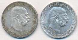 Ausztria 1914-1915. 1K Ag 'Ferenc József' (2xklf) T:1-,2
Austria 1914-1915. 1 Corona Ag 'Franz Joseph' (2xdiff) C:AU,XF - Unclassified