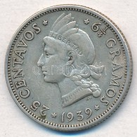 Dominika 1939. 25c Ag T:2
Dominican Republic 1939. 25 Cents Ag C:XF
Krause KM#20 - Zonder Classificatie