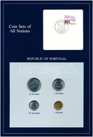 Portugália 1980-1984. 1E-25E (4xklf), 'Coin Sets Of All Nations' Forgalmi Szett Felbélyegzett Kartonlapon T:1 
Portugal  - Zonder Classificatie
