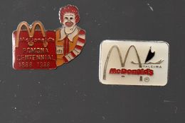 Pin's Arthus Bertrand McDonald's POMONA CENTENNIAL  ET HALEIWA.U.S.....BT6 - McDonald's