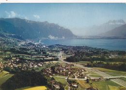 SUISSE,HELVETIA,SWISS,SCHWEIZ,SVIZZERA,SWITZERLAND,VAUD,VEVEY,lac Léman,VUE AERIENNE - Vevey