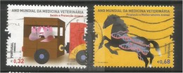 Portugal 2011 Ano Mundial Da Medicina Veterinária Anno Mondiale Medicina Veterinaria Weltjahr Veterinärmedizin Horse - Used Stamps