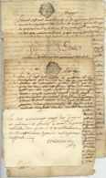 VILLENEUVE-LES-AVIGNON - 4 Documents Contrats De Mariage Etc. 1755 à 1788 Vigneron Gaillard Granier Mercurin Vidier Etc. - Manuscritos