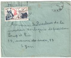 BANGUI  A.E.F.  15 F Pierre SAVORGNAN De BRAZZA Poste Aérienne Yv 55 - Briefe U. Dokumente