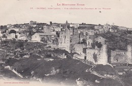 (11) LA MONTAGNE NOIRE . SAISSAC (930 Ha) Près Lampy . Vue Générale Du Château Et Du Village - Autres Communes