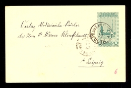 AUSTRIA, BOSNIA AND HERZEGOVINA - Stationery Sent From Ulok To Leipzig 22.11.1909 / 2 Scans - Sonstige & Ohne Zuordnung