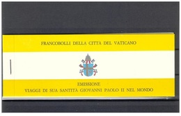 Vaticano - Libretti - 1982 I Viaggi Del Papa, Con Francobolli ** MNH - Booklets