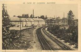 Dpts Div.-ref-AF578- Tarn Et Garonne - Castelsarrasin - Usine Des Metaux - Usines - Industrie - Ligne De Chemin De Fer - - Castelsarrasin
