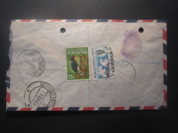 1968 REGISTERED MALAYA COVER To S.INDIA - Andere & Zonder Classificatie
