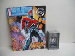 Figurine Marvel Eaglemoss N° 21 Captain Britain FIGURINE VENDU AVEC BOITE ET FASCICULE - Marvel Herös