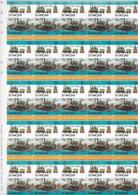 ST VINCENT - ESSAI COULEUR En 7 FEUILLES COMPLETES ! 1984 - Mi 736/7 ** MNH - LOCOMOTIVES / TRAIN 35c - - St.Vincent (1979-...)