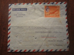 1961 MALAYA AIR MAIL COVER To S. INDIA - Autres & Non Classés