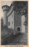 2346 "TORINO - INGRESSO AL CASTELLO MEDIOEVALE "CART. POST. ORIG. NON SPEDITA - Castello Del Valentino