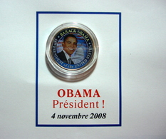 Demi Dollar Etats Unis, 2008, Obama Président - Colecciones