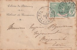 LETTRE 1913 5cts Faidherbe TARIF IMPRIME Enveloppe Colonie Du Dahomey - Cartas & Documentos