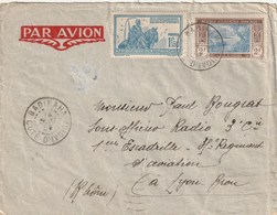 LETTRE 1935 BADIKAHA Affranchissement Mixte Haute-Volta / Côte D'Ivoire - Briefe U. Dokumente