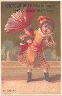 Figurina, Chromo, Victorian Trade Card. Giochi. Les Jeux. Le Volant - Ibled