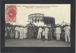 CPA DAHOMEY Afrique Noire Voyage Du Ministre Des Colonies Circulé - Dahomey