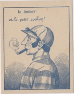 Chromos - Tête De Jockey Fumant Le Cigare - Nez Cochon - Autres & Non Classés