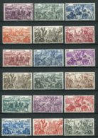 11062 GRANDE SERIE COLONIALE : Série Tchad Au Rhin **  1946  B/TB/TTB - Sammlungen