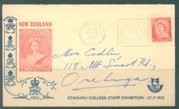 NEW ZEALAND - 1955 - ELIZABETH II OTAHUHU COLLEGE STAMP EXHIBITION - Lot 18958 - Briefe U. Dokumente
