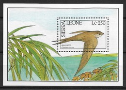 SIERRA LEONE 1990 Birds "swallow " - Hirondelles
