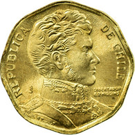 Monnaie, Chile, 5 Pesos, 1993, Santiago, SUP, Aluminum-Bronze, KM:232 - Chili