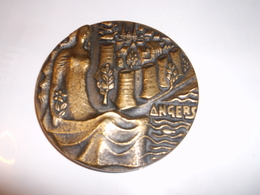 Médaille En Bronze Ville D'ANGERS - Andere & Zonder Classificatie
