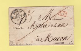 Nevers - 56 - Nievre - Port Paye - Mairie De Nevers Au Dos - Sans Correspondance - 1801-1848: Precursores XIX