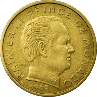 Monnaie, Monaco, Rainier III, 50 Centimes, 1962, TTB, Aluminum-Bronze - 1960-2001 Nouveaux Francs