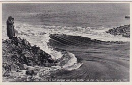 Zuiderzeewerken, Wieringen,  De Stroom In  Het Sluitgat Van De Vlieter Op 28 Mei 1932  (pk54876) - Den Oever (& Afsluitdijk)