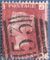 Great Britain 1864-1879 1d Penny Red Letters JA Cancelled 53 (Bath) - Gebraucht