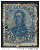 ARGENTINA 348 / YVERT 141 / 1908 - Servizio