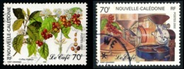NOUV.-CALEDONIE 2002 - Yv. 869 Et 870 Obl.   Cote= 2,40 EUR - Caféier & Usine, Torréfacteur (2 Val.)  ..Réf.NCE24539 - Used Stamps