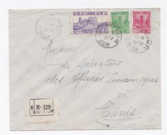 ENVELOPPE RECOMMANDEE DE MATEUR POUR TUNIS DU 27/02/1942 - Briefe U. Dokumente