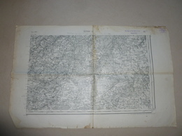 Carte D'état Major Bernay  SE 46 TYPE 1889  Révisée En 1899  (2) - Topographische Kaarten