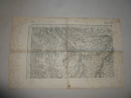 Carte D'état Major Bernay   46 TYPE 1889  Révisée En 1899  (3) - Topographische Kaarten
