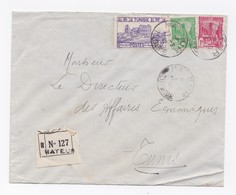 ENVELOPPE RECOMMANDEE DE MATEUR POUR TUNIS DU 27/02/1942 - Briefe U. Dokumente