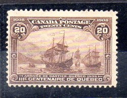 Sello De Canadá N ºYvert 92 (*) Sin Goma Valor Catálogo 185.0€ - Unused Stamps
