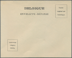 Belgien - Besonderheiten: 1906, UPU, Belgien, Entwurf Für Einen Rückantwortbrief (Vordruck BELGIQUE - Autres & Non Classés