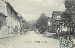 Haute Savoie -ref-C319- Frangy - Antrée - Côte De Seyssel - Petit Plan Restaurant - Carte Bon Etat - - Frangy