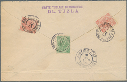 Bosnien Und Herzegowina (Österreich 1879/1918): 1901, Registered Cover (crease) To Sarajevo Franked - Bosnie-Herzegovine