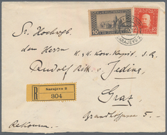 Bosnien Und Herzegowina (Österreich 1879/1918): 1917. Registered Cover To Austria (Jedina Correspond - Bosnië En Herzegovina