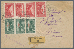 Bosnien Und Herzegowina (Österreich 1879/1918): 1916, Registered Cover To MORAVIA Franked 7 H On 5(h - Bosnie-Herzegovine