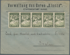 Bosnien Und Herzegowina (Österreich 1879/1918): 1919. Printed Envelope "Verwaltung Des Gutes "Klucze - Bosnië En Herzegovina