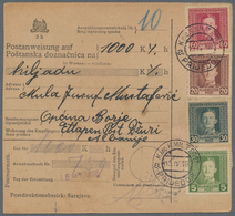 Bosnien Und Herzegowina (Österreich 1879/1918): 1918. 3 H Black/chamois MONEY ORDER Form For The Sum - Bosnien-Herzegowina