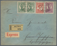 Bosnien Und Herzegowina (Österreich 1879/1918): 1918. Registered Express Cover To FRANZ JOSEFSFELD, - Bosnie-Herzegovine